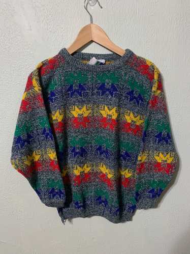 Coloured Cable Knit Sweater × Vintage Vintage Rain