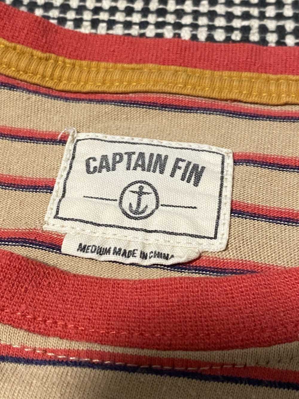 Captain Fin& Co. Tan striped shirt - image 2