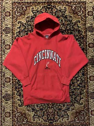 Champion Cincinnati Bearcats Hockey-Style Hoodie, Red/ Black