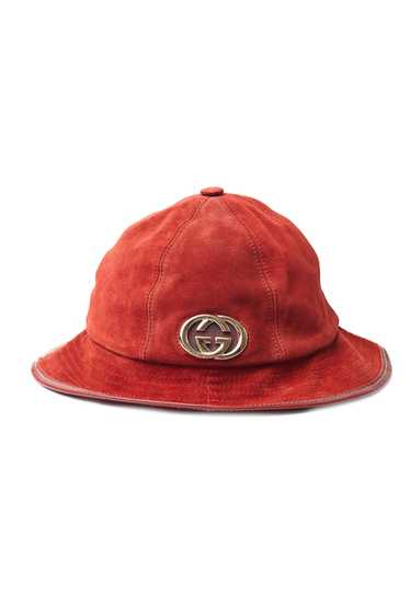 Gucci Y2K suede logo bucket hat