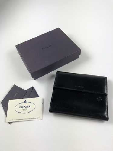 Prada Prada milano leather trifold wallet