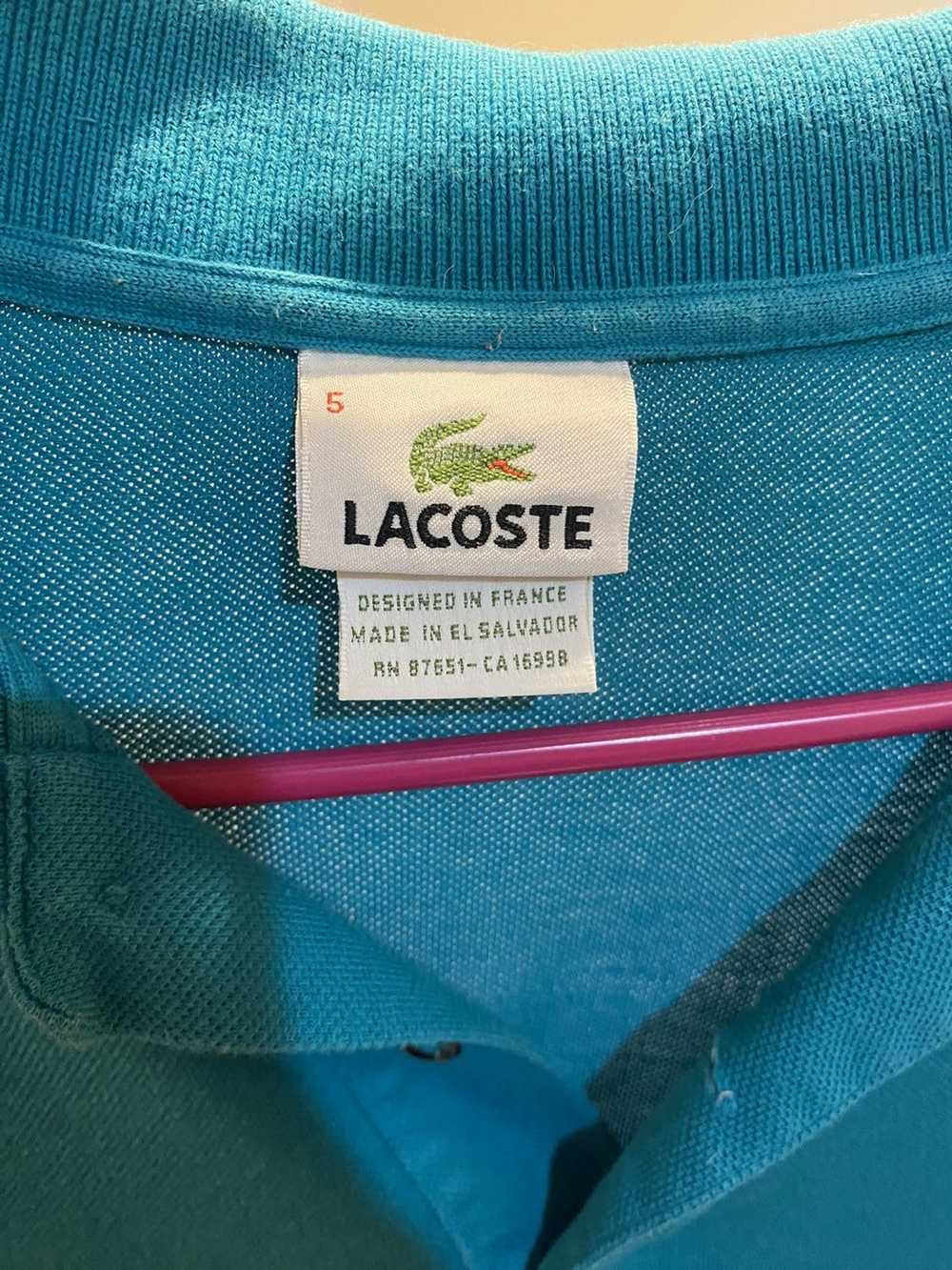 Hype × Lacoste × Streetwear Lacoste Polo size 5 - image 2