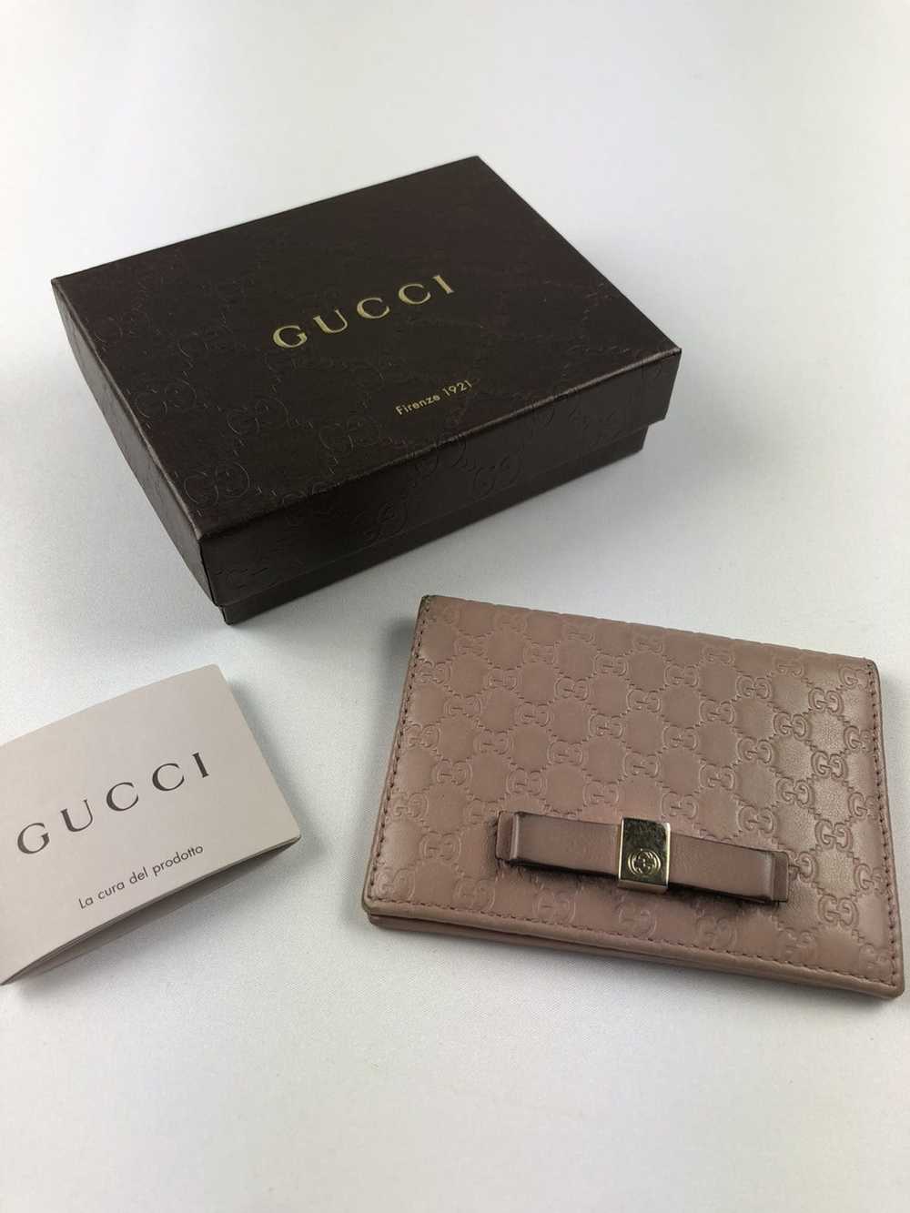 Gucci Gucci GG leather card holder - image 1