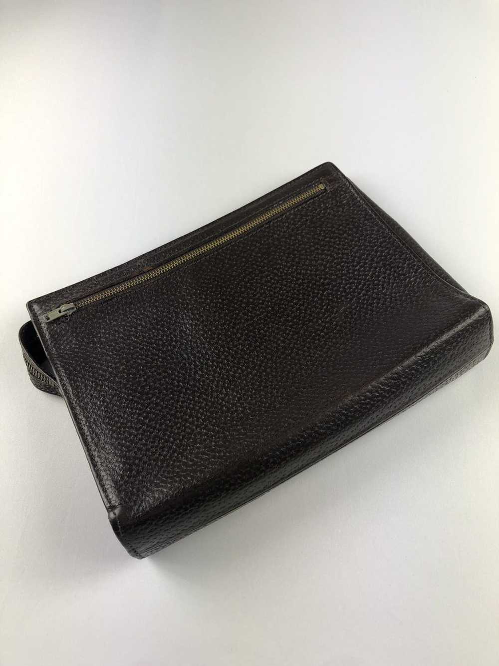 Valentino Valentino brown leather clutch bag - image 7