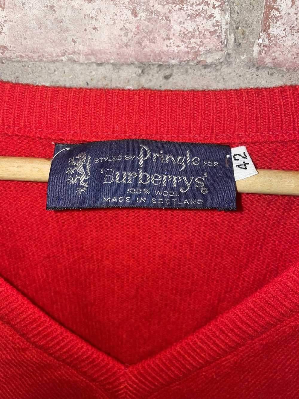 Burberry × Pringle Of Scotland × Vintage Vintage … - image 2