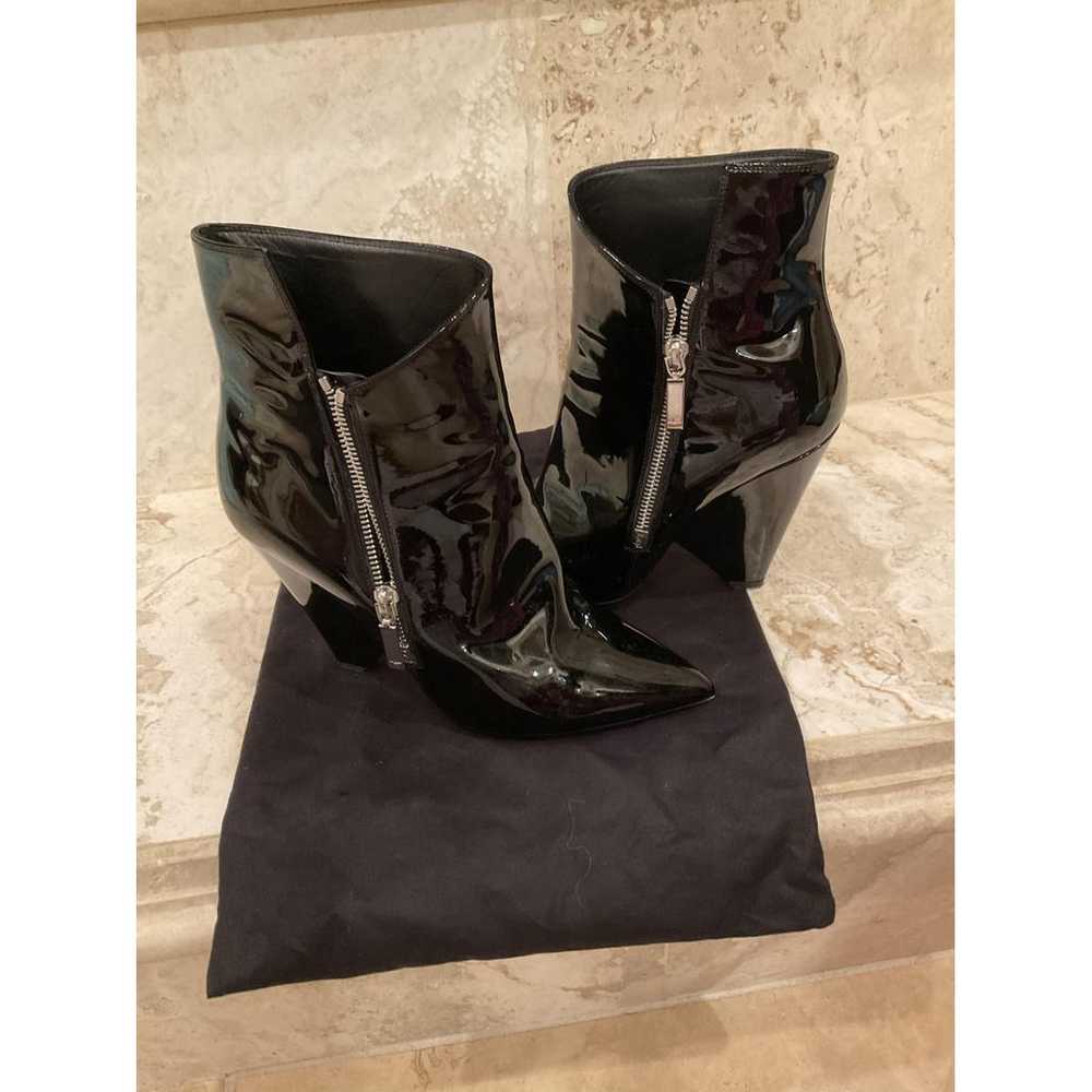 Saint Laurent Patent leather ankle boots - image 2