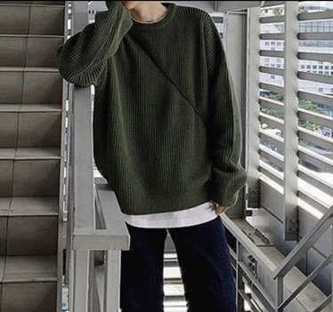 Vintage Vintage Green Cable Knit Sweater - image 1