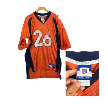 NFL Denver Broncos Jay Cutler #6 Football Jersey Blue Orange Men's Large