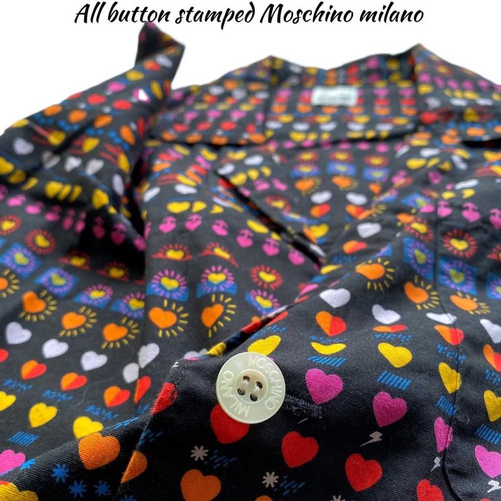 Moschino Vintage Moschino Multicolor Fullprint Op… - image 5