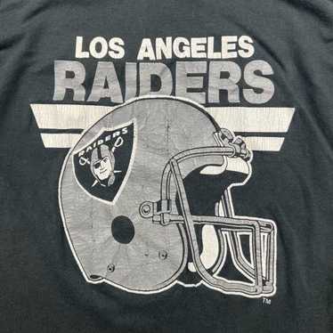 Vintage NFL Los Angeles Raiders Tee Shirt 1990s Medium Made USA