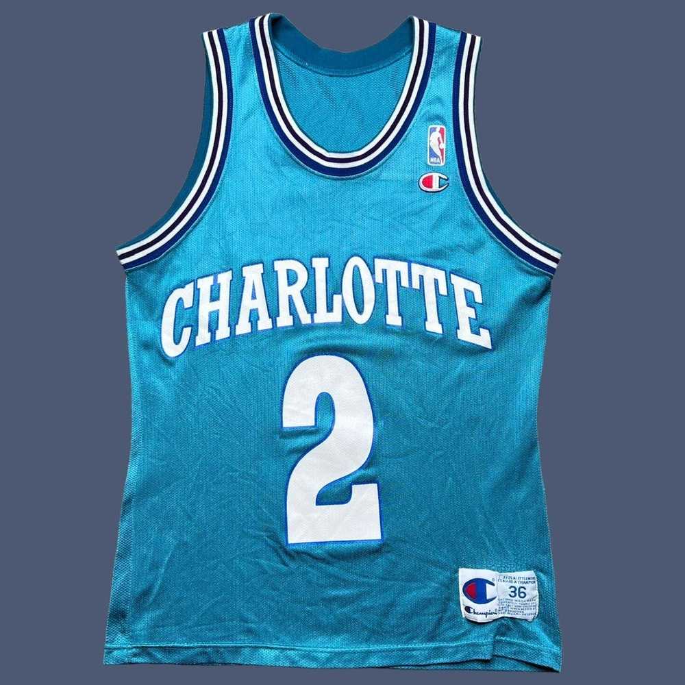 90s Charlotte Hornets Champion Muggsy Bogues Jersey