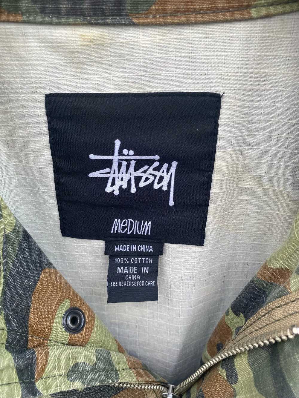 Stussy Vintage 2000s Stussy Military Camouflage Field… - Gem