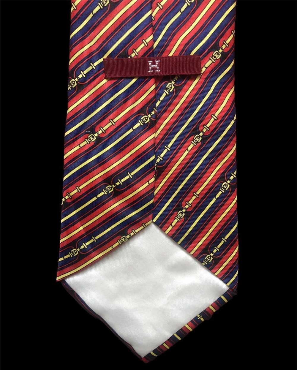 Hermes × Luxury Tie Hermes Paris silk belt - image 3