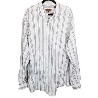 Other Oak Hill 2XLT Striped Long Sleeves Button Fr