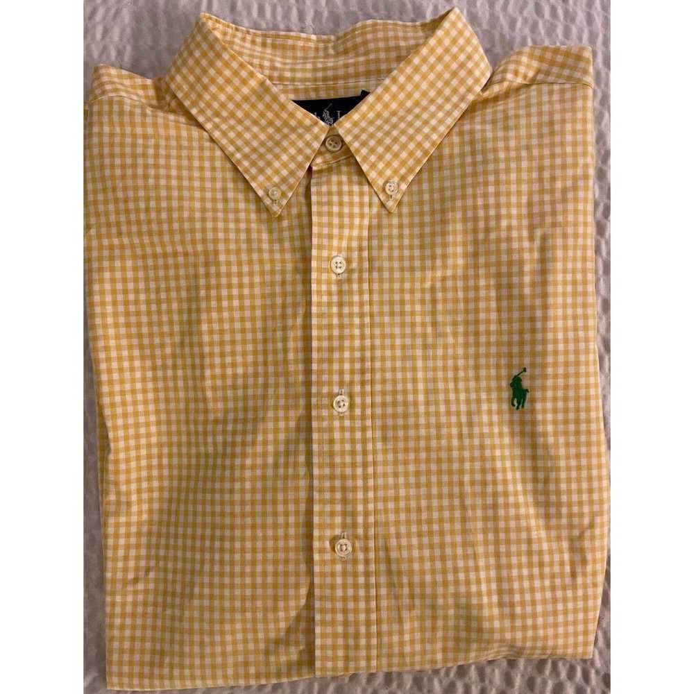 Ralph Lauren Short Sleeve Button Down Gingham Spo… - image 1