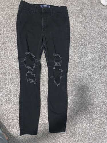 Hollister Black ripped jeans