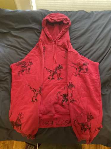 Supreme Supreme animals hoodie fuchsia - image 1