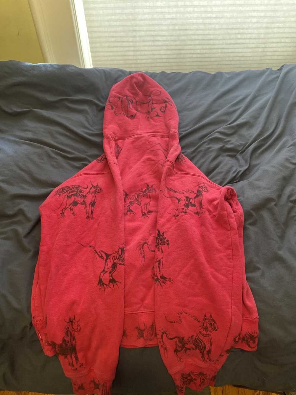 Supreme Supreme animals hoodie fuchsia - image 2