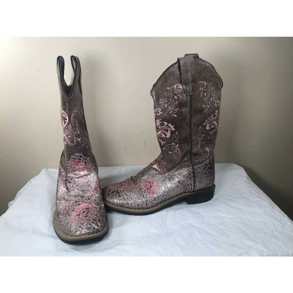 Other Womens old west cowgirl cowboy boots Sz 5D - image 1