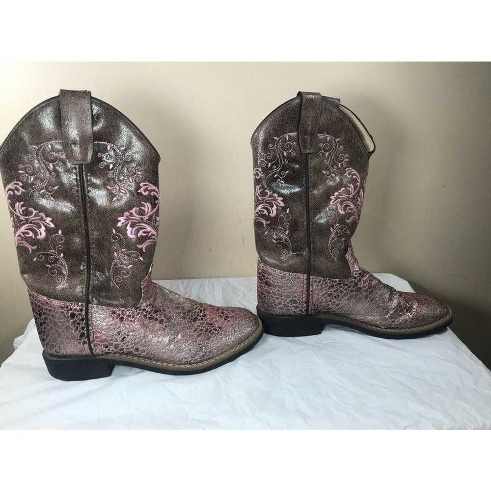 Other Womens old west cowgirl cowboy boots Sz 5D - image 3