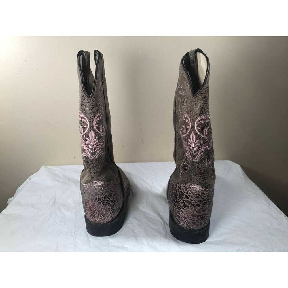 Other Womens old west cowgirl cowboy boots Sz 5D - image 4