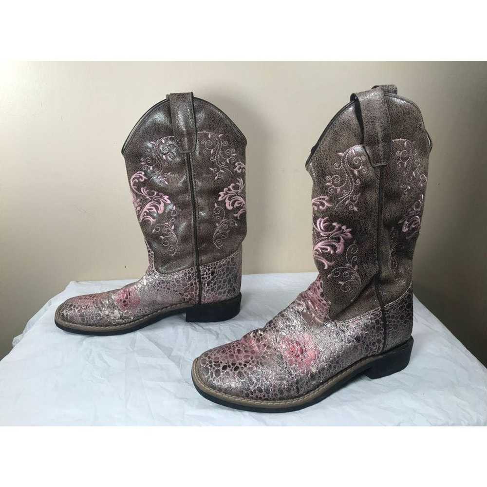 Other Womens old west cowgirl cowboy boots Sz 5D - image 5