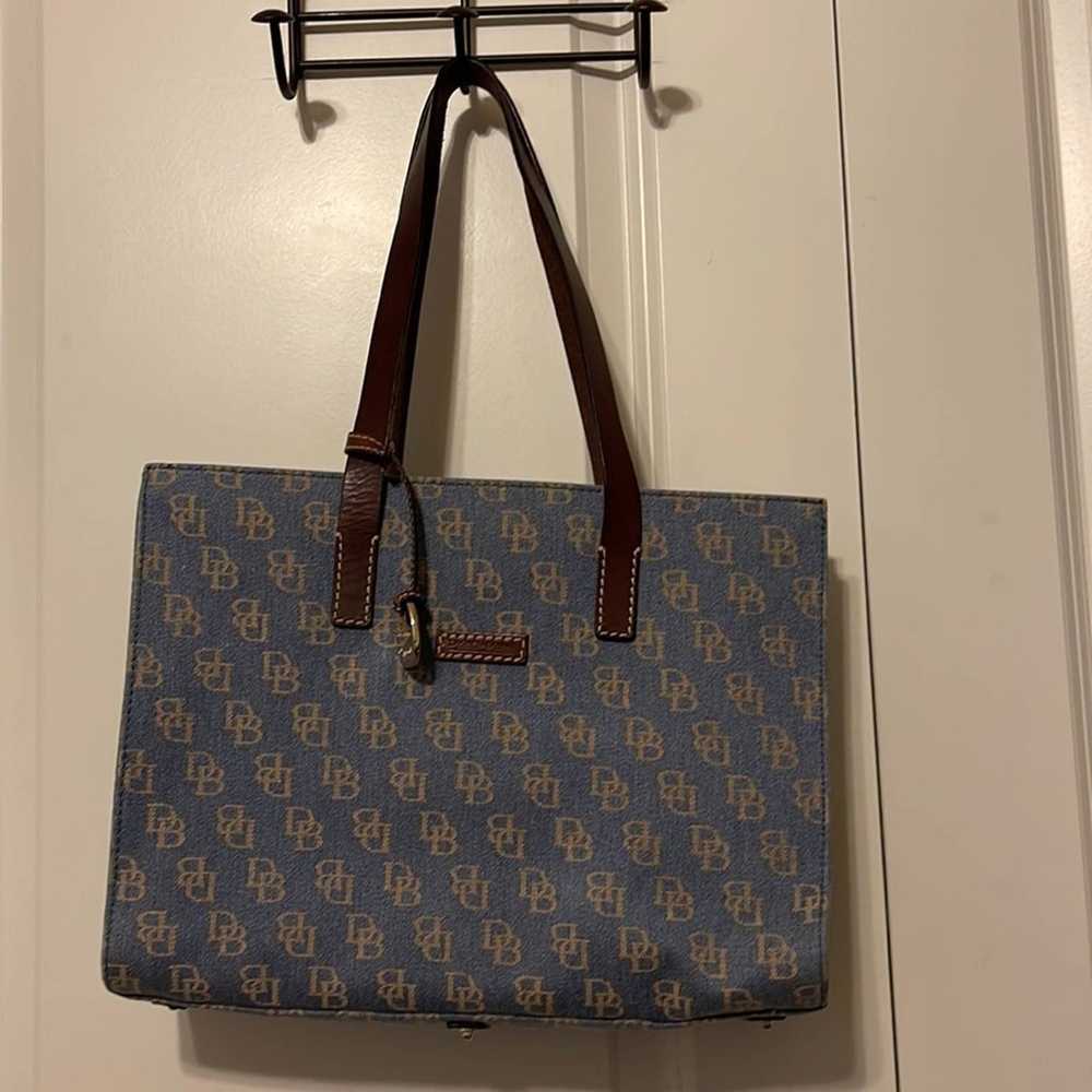 Dooney & Bourke Dooney and Bourke denim east west… - image 1