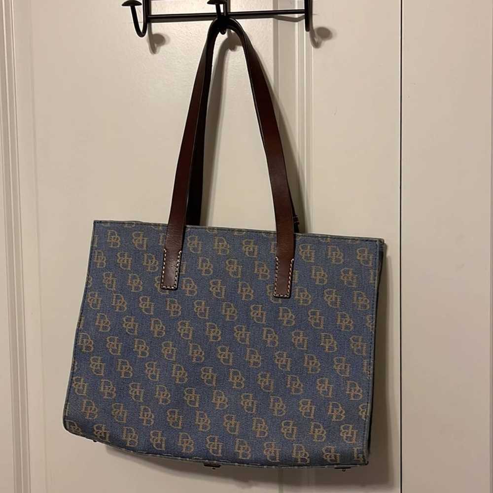 Dooney & Bourke Dooney and Bourke denim east west… - image 3