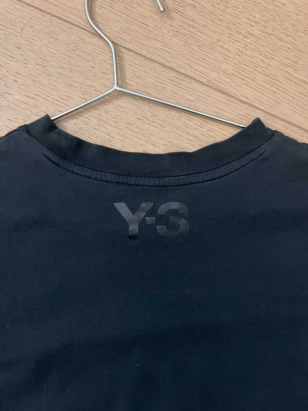 Y-3 × Yohji Yamamoto QR Code Logo Tee in Organic … - image 4