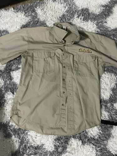 NWOT Cabelas 100% Cotton Fishing Shirt with Back Vent