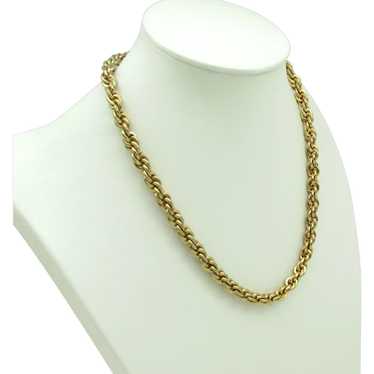 Accessocraft NYC Goldtone Metal RopeChain Necklace