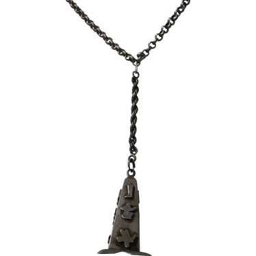 Antique Egyptian Revival Lavaliere Necklace, Egypt