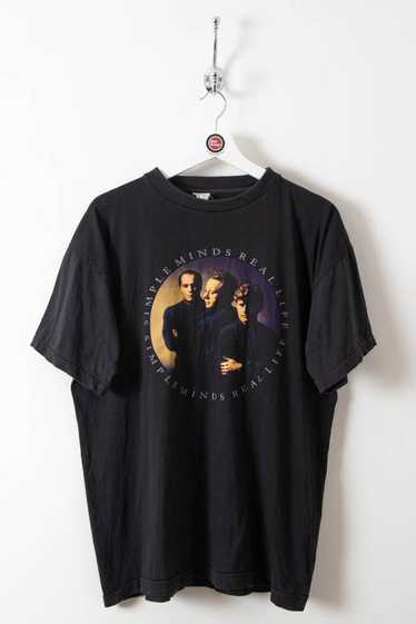 Simple Minds Real To Real Cacophony Album Cover T-Shirt Black