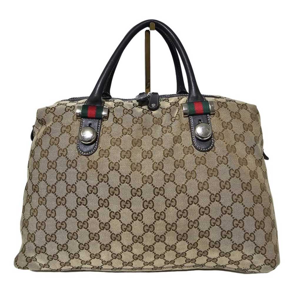 Gucci Boston cloth handbag - image 1