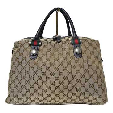 Gucci Boston cloth handbag - image 1