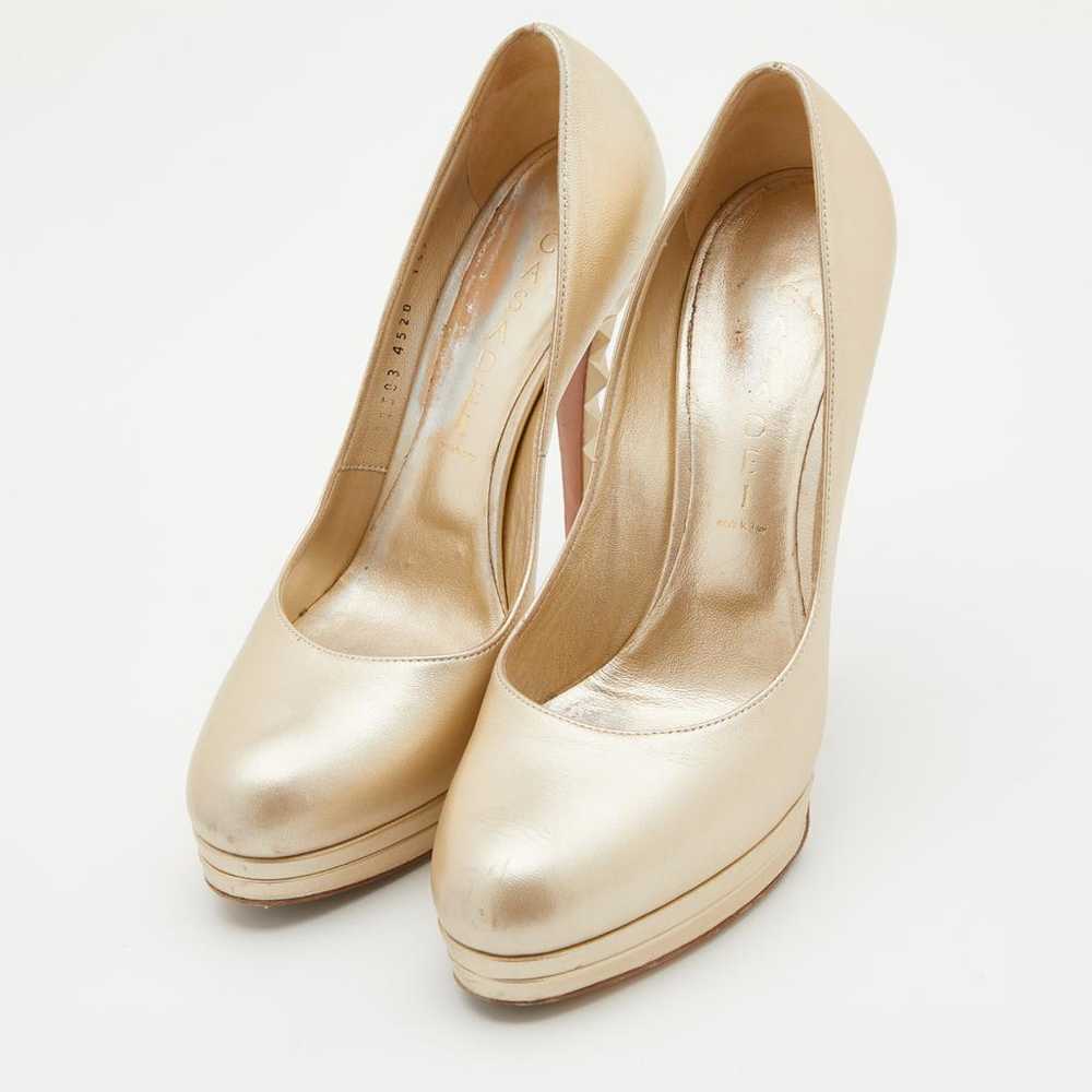 Casadei Leather heels - image 2