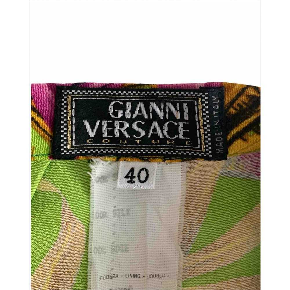 Gianni Versace Silk straight pants - image 4