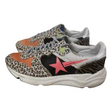 Golden Goose Running faux fur trainers - image 1