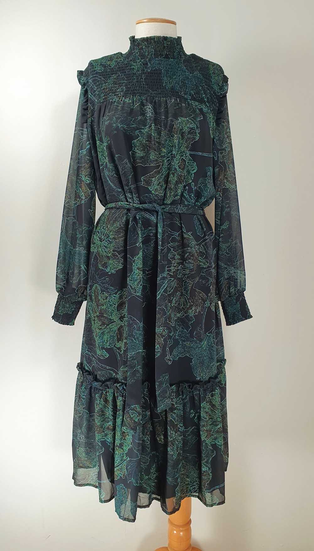 Bruuns Bazaar Maxi Green Dress - image 1