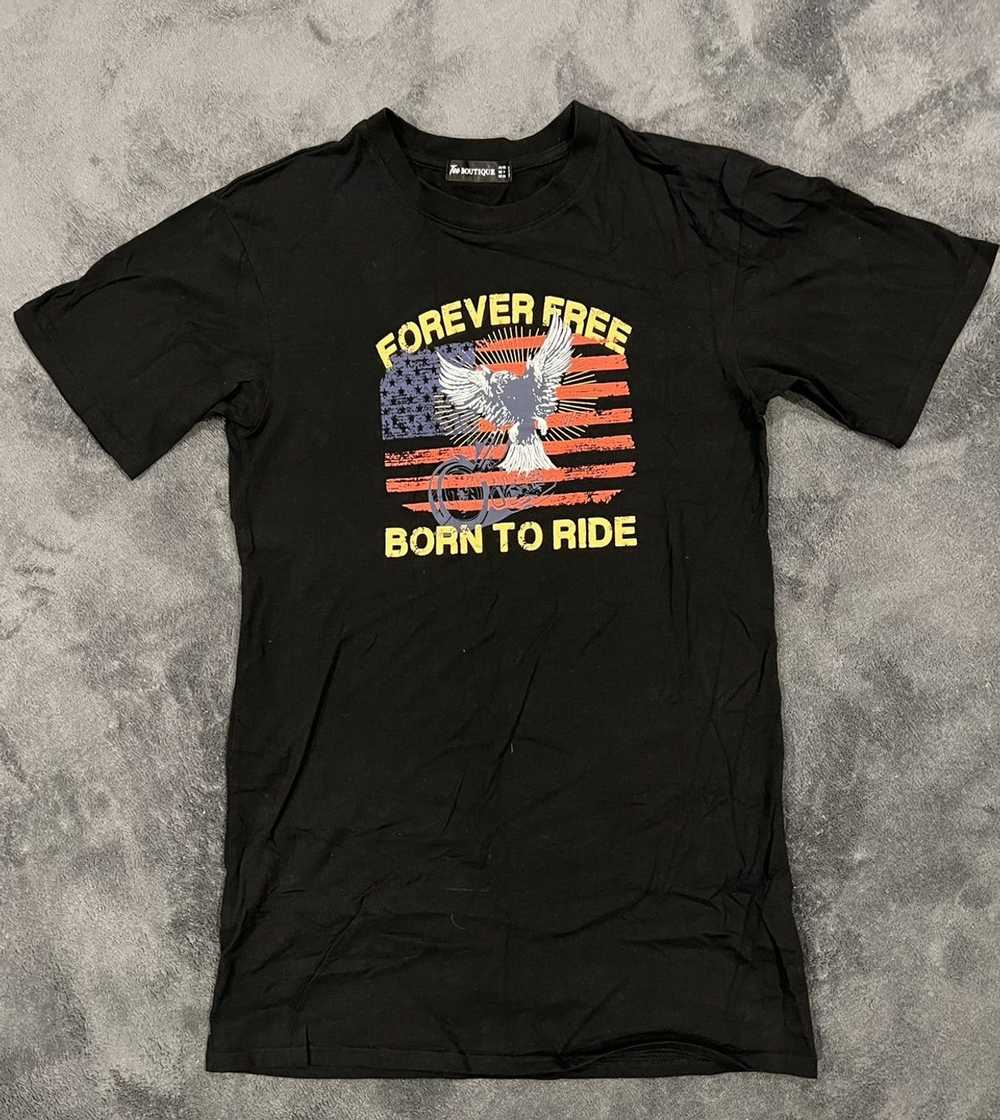 Designer × Vintage 🏍 Born to Ride Biker T-Shirt - image 1