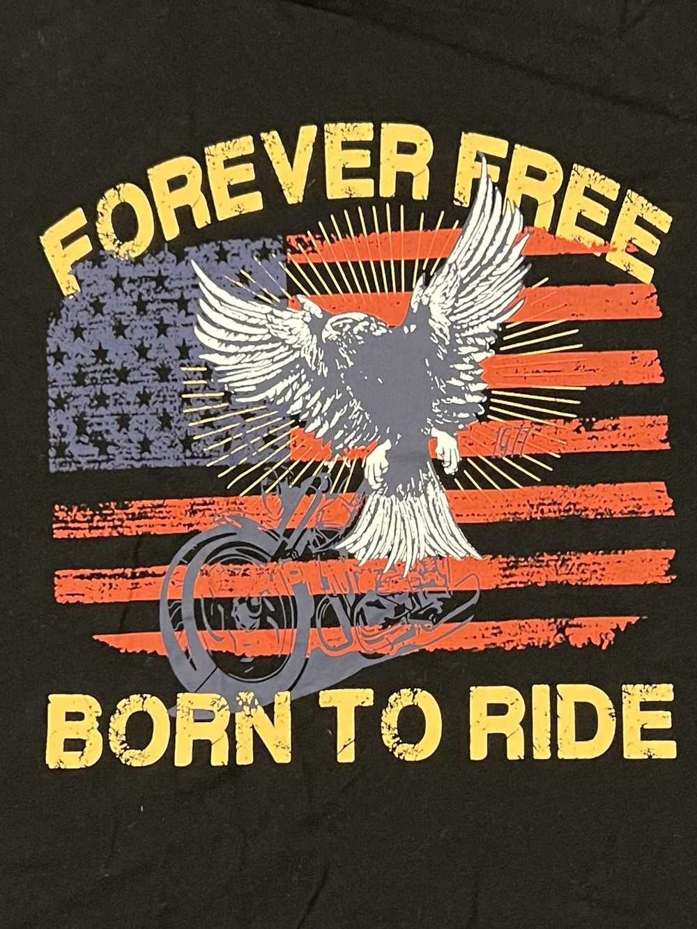 Designer × Vintage 🏍 Born to Ride Biker T-Shirt - image 2