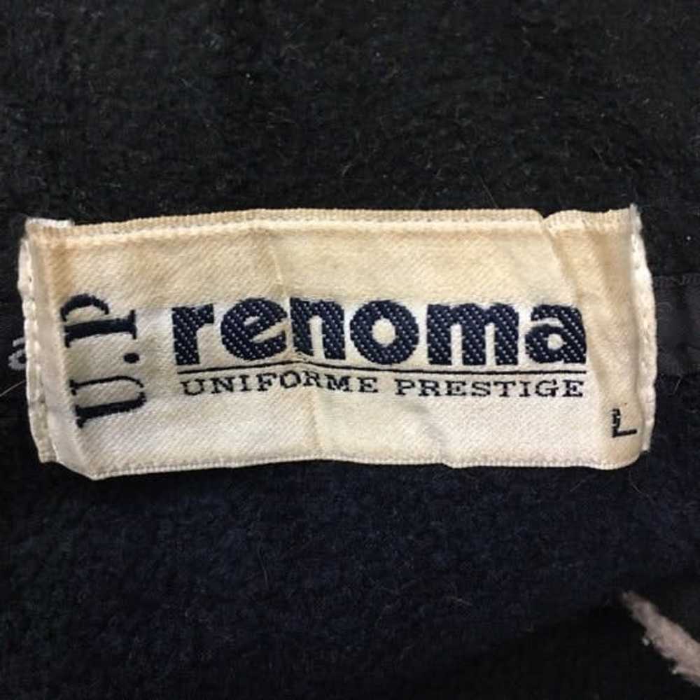 Renoma U.P RENOMA Zip Up Fleece Sweater Spell Out… - image 8