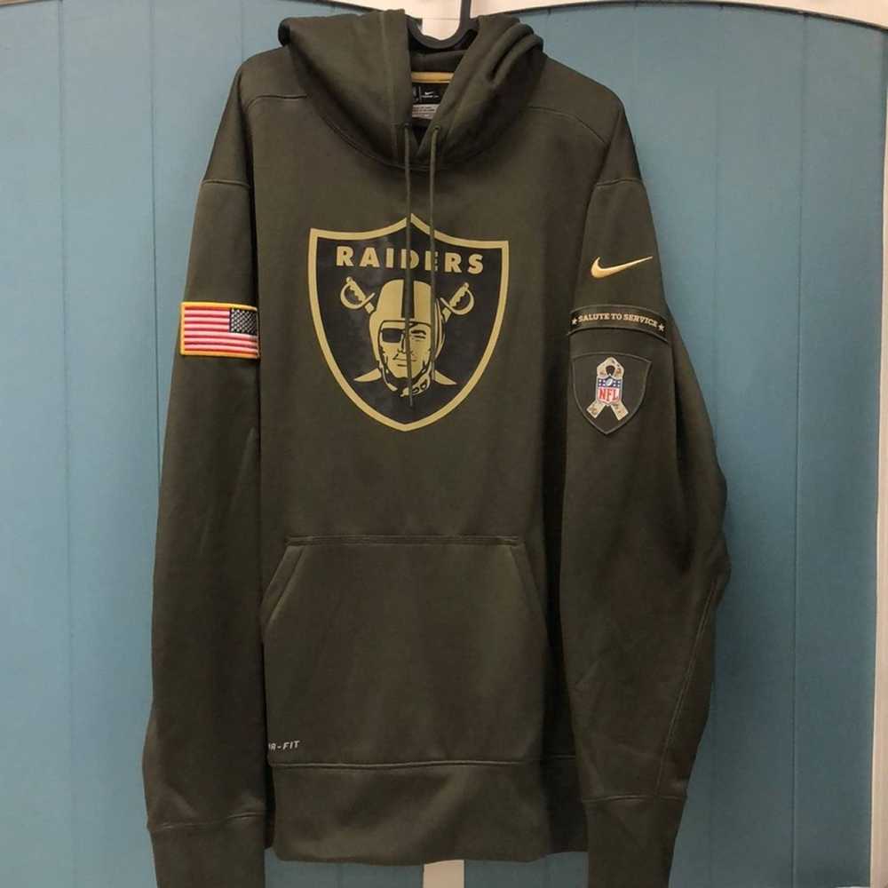 Nike Nike Las Vegas Raiders NFL Service Hoodie Me… - image 2