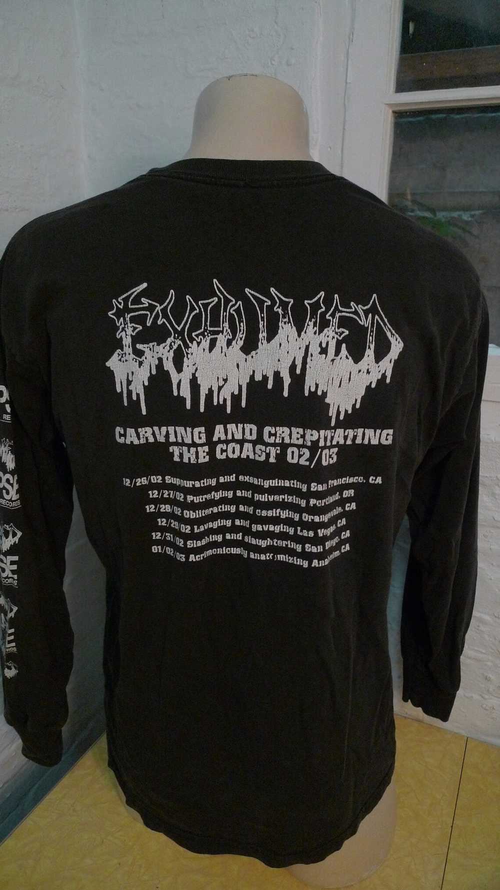 Band Tees 2002 Exhumed Concert Shirt - image 2