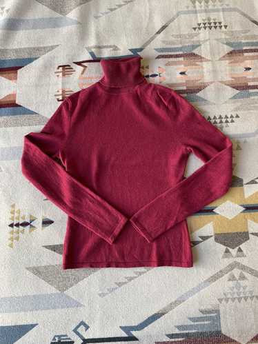 Tse TSE 100% Cashmere Red Turtleneck - Small