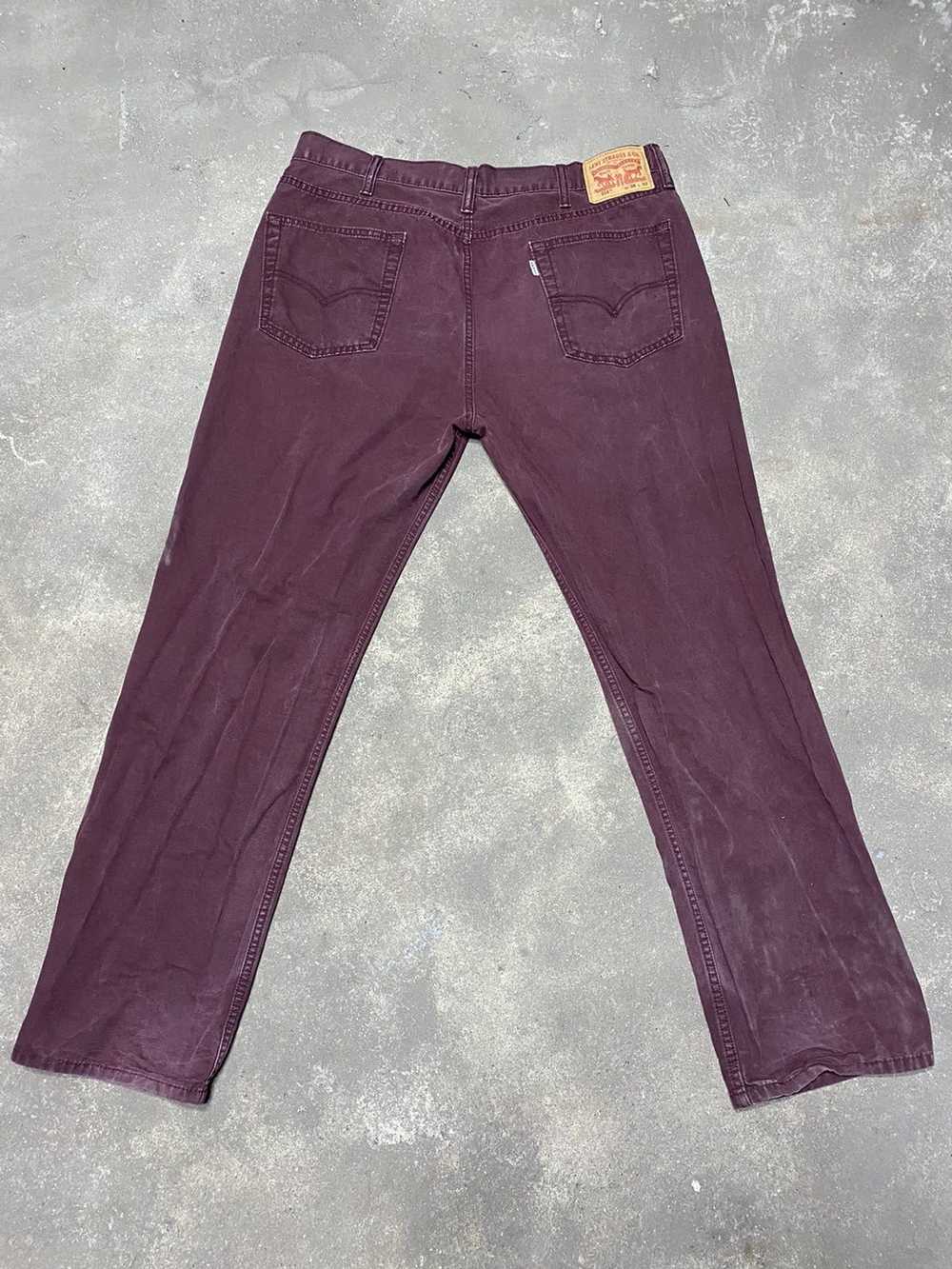 Levi S Vintage Clothing Levis Denim Maroon Pants Gem