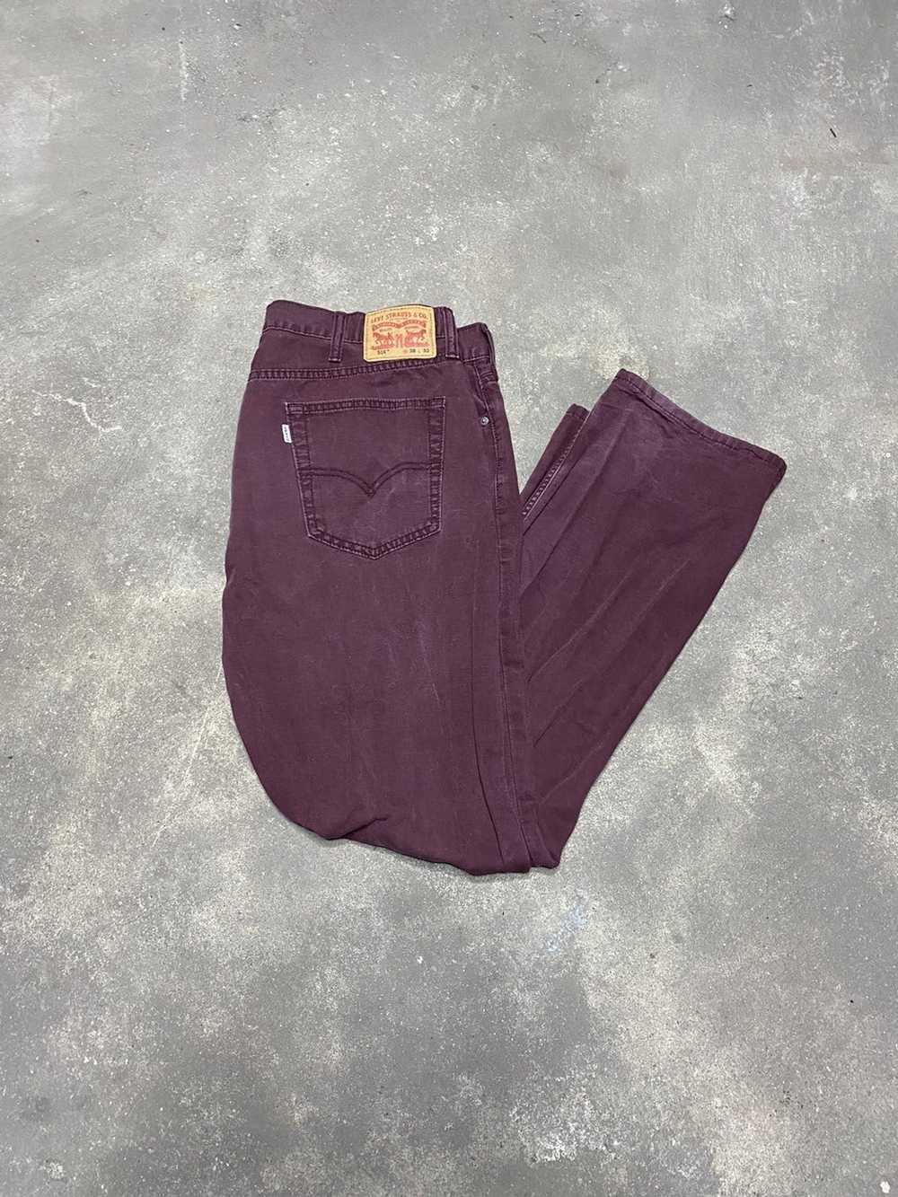 Levi S Vintage Clothing Levis Denim Maroon Pants Gem