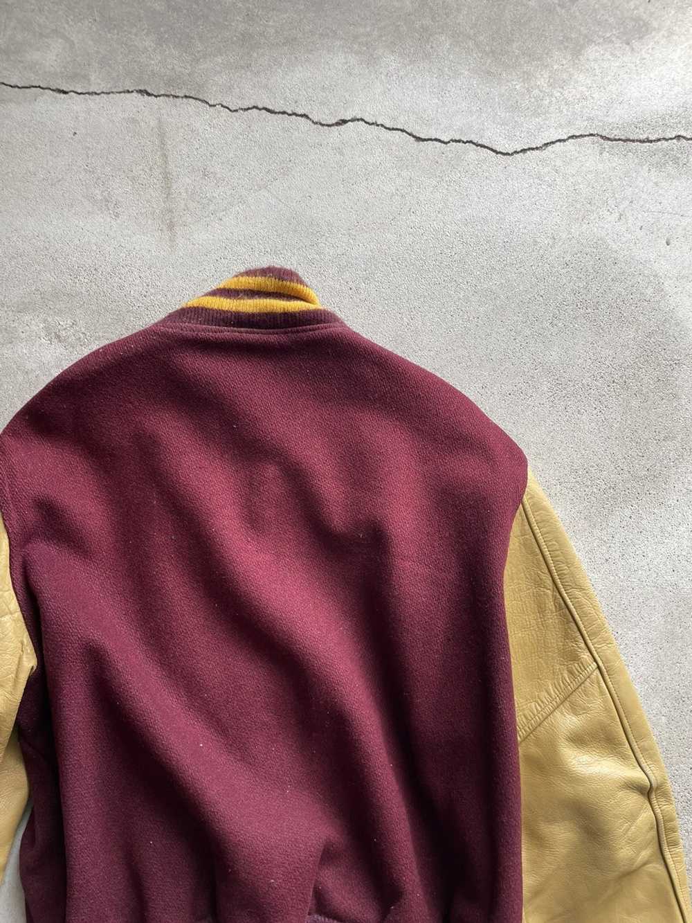 Vintage Vintage 60s blank wool varsity jacket - image 8