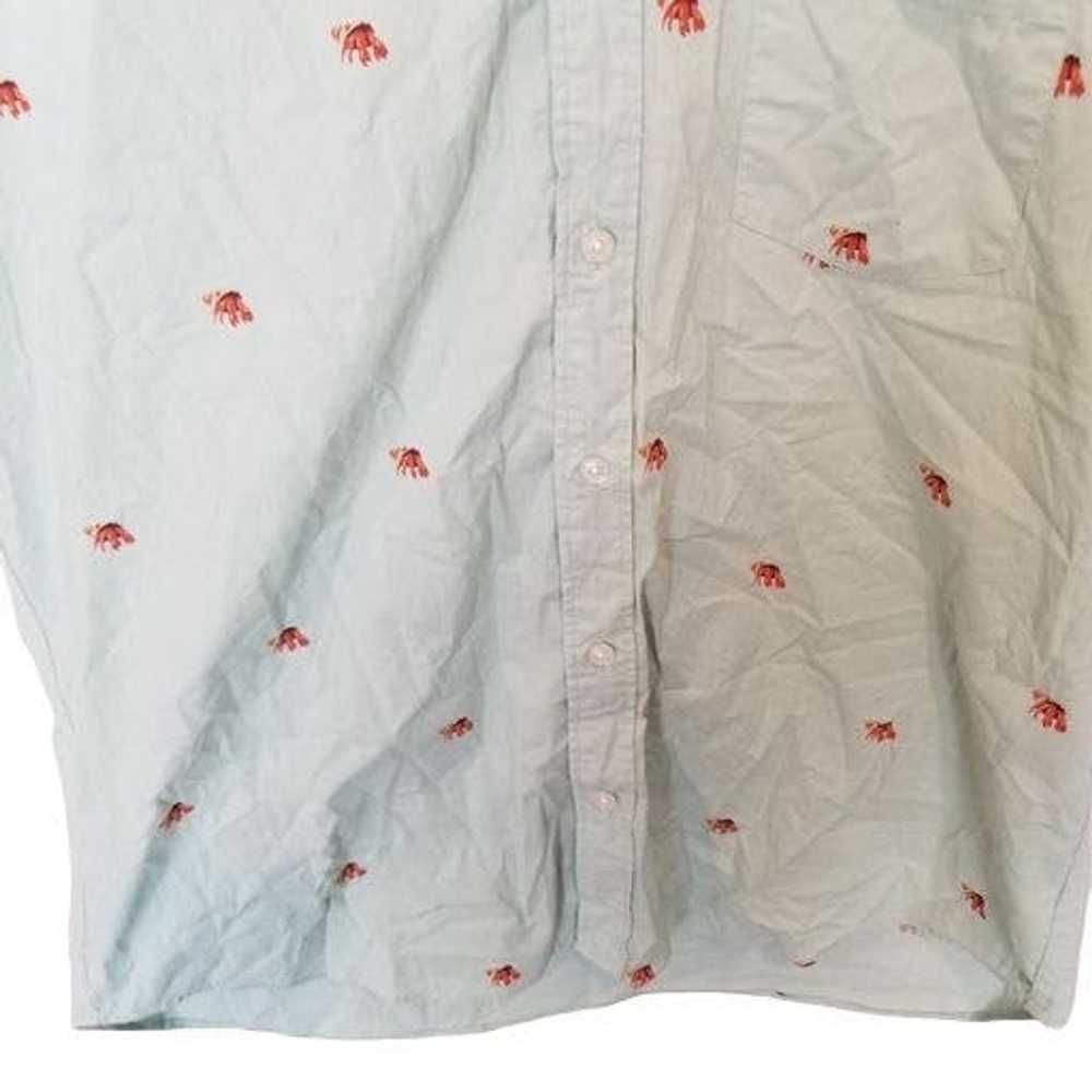 J.Crew J.Crew XL Crab Print Button Down Short Sle… - image 3