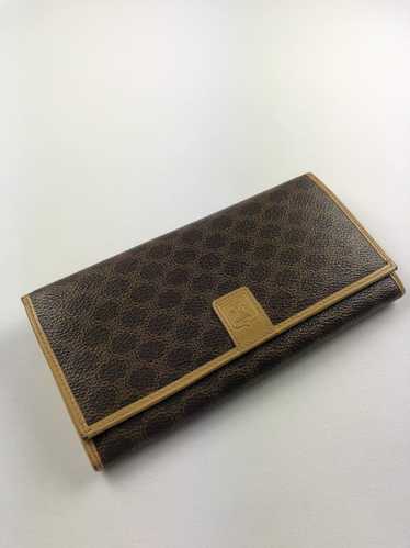 Celine Celine leather macadam long wallet